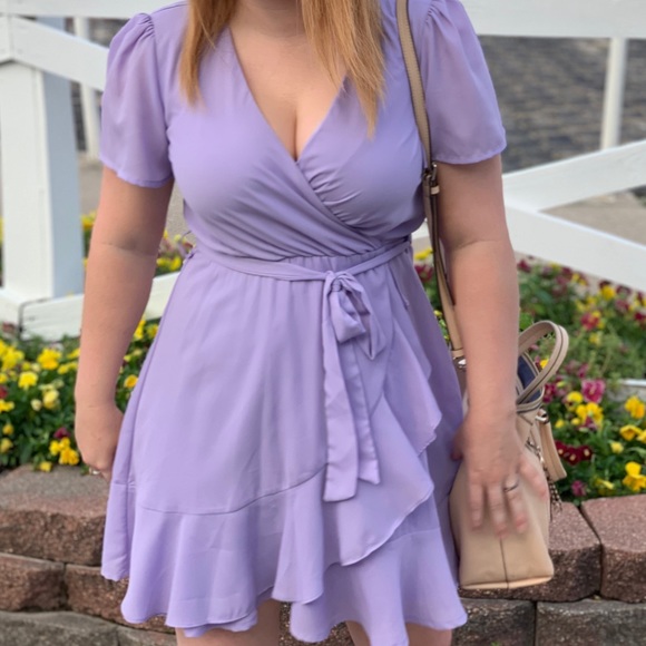 Blue River Ruffle Surplice Dress - Picture 4 of 4